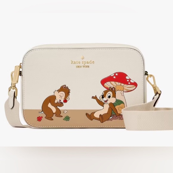 kate spade Handbags - Nwt Kate spade chip and dale mini camera bag